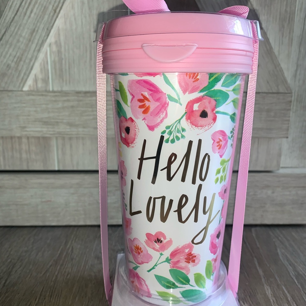 Floral tumbler
